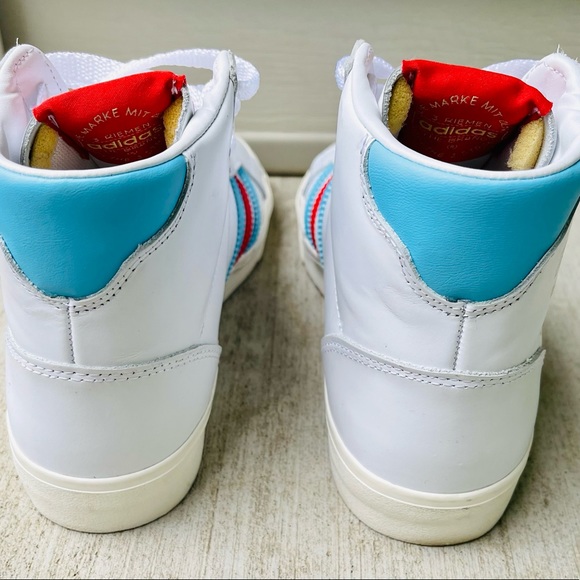 adidas Shoes Adidas Basket Mid Cut Profi Pro Model Leather Retro Basketball Shoes Size 6